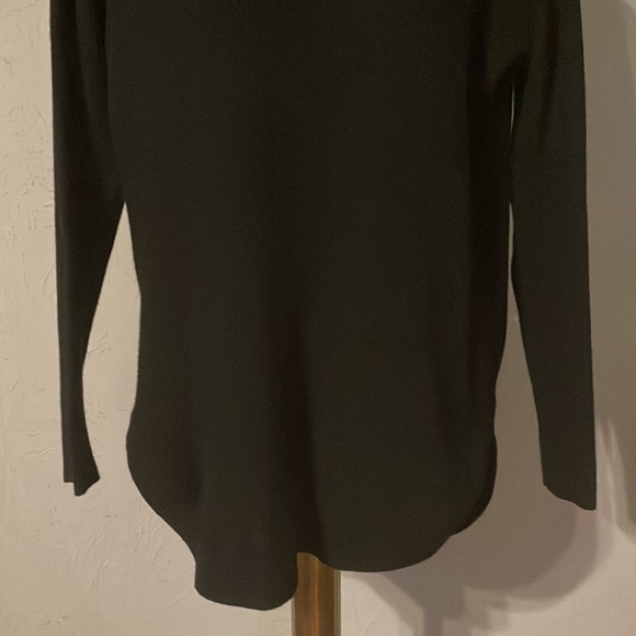 Medium Cyrus black long sleeve cowl neck knit sweater - Picture 7 of 16